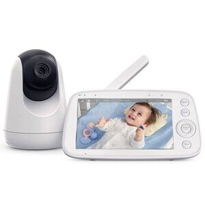 Hipp Baby Monitor, 5" 720P Video Baby Monitor with Pan-Tilt-Zoom Camera (1144)